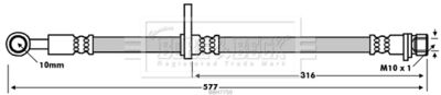 Brake Hose Borg & Beck BBH7750