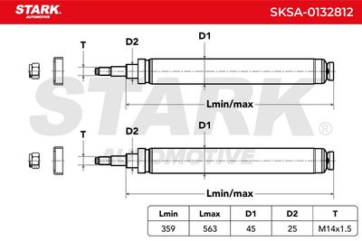 амортисьор STARK SKSA-0132812