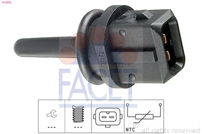 FACET Sensor, Ansauglufttemperatur Made in Italy - OE Equivalent (10.4003)