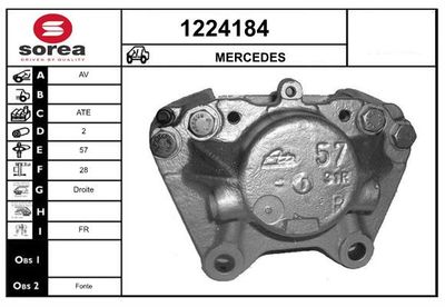 BREMSSATTEL SNRA 1224184