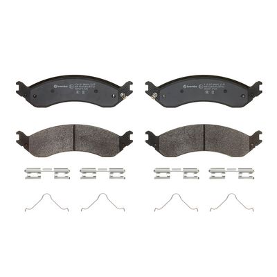 Sada brzdových destiček, kotoučová brzda BREMBO P 10 107