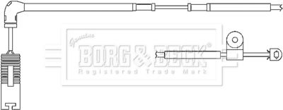 BORG & BECK BWL3044 Датчик износа тормозных колодок  для LAND ROVER RANGE ROVER III (L322) 4.4 4x4