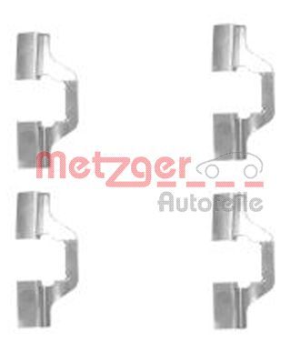 Комплектующие, колодки дискового тормоза METZGER 109-1749 для RENAULT MODUS