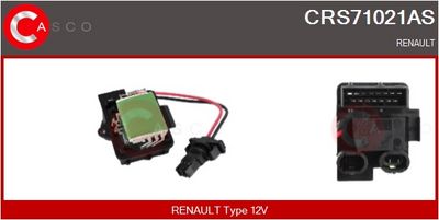 REZISTOR VENTILATOR HABITACLU CASCO CRS71021AS