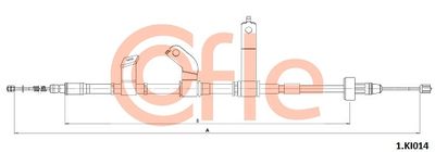 Тросик, cтояночный тормоз COFLE 92.1.KI014 для KIA RIO