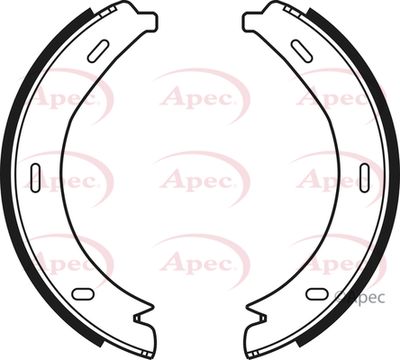 Brake Shoe Set, parking brake APEC SHU641