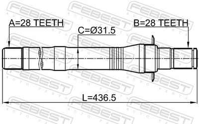 PLANETARA FEBEST 1212CM10MT4WD 1