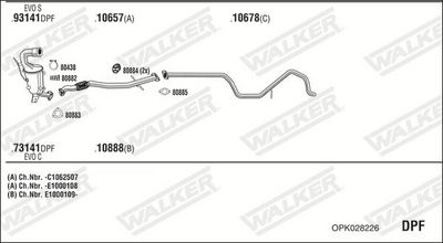 ABGASANLAGE WALKER OPK028226