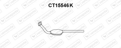 Катализатор VENEPORTE CT15546K для CITROËN BX