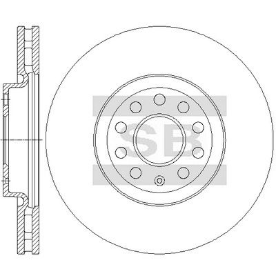 спирачен диск Hi-Q SD7004