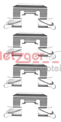Комплектующие, колодки дискового тормоза METZGER 109-1772 для MAZDA 2