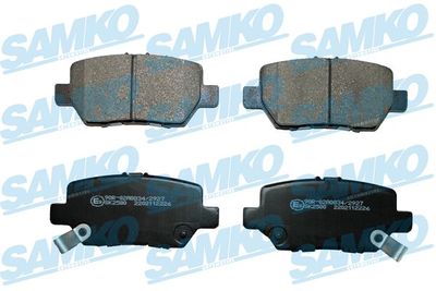 Комплект тормозных колодок, дисковый тормоз SAMKO 5SP2226 для ACURA RL