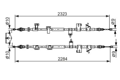 CABLU FRANA DE PARCARE BOSCH 1987482667 4