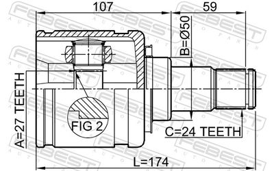 Joint Kit, drive shaft 0111-GSV40LH