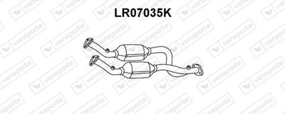 Катализатор VENEPORTE LR07035K для LAND ROVER RANGE ROVER