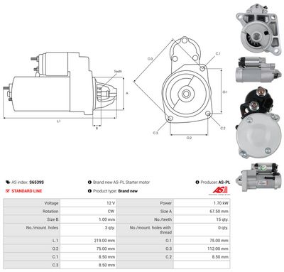 STARTER AS-PL S6539S 4