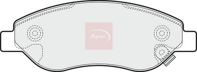 APEC Brake Pad Set, disc brake PAD1576