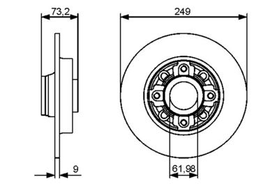 Brake Disc 0 986 479 388