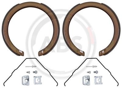 Zestaw szczęk hamulcowych, hamulec postojowy A.B.S. 9025