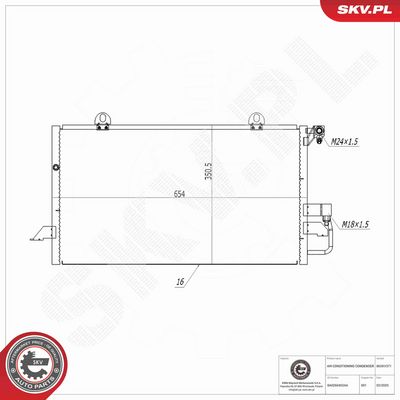 CONDENSATOR CLIMATIZARE ESEN SKV 86SKV371 8