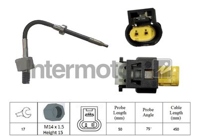 czujnik, temperatura spalin INTERMOTOR 27427