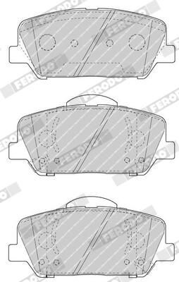 BREMSBELAGSATZ SCHEIBENBREMSE FERODO FDB4703 1