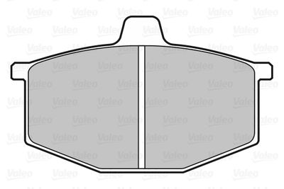 BREMSBELAGSATZ SCHEIBENBREMSE VALEO 598076 1