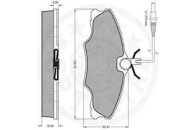 SET PLACUTE FRANA FRANA DISC OPTIMAL 10090 2