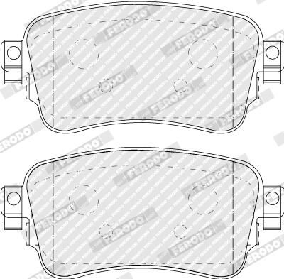 SET PLACUTE FRANA FRANA DISC FERODO FVR5120 1