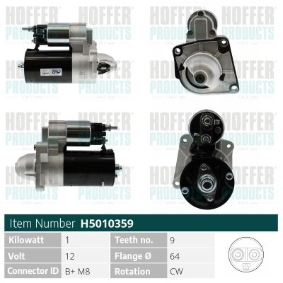 Startér HOFFER H5010359