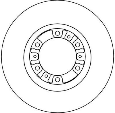 BREMSSCHEIBE TRW DF4118 1