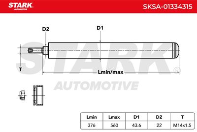 амортисьор STARK SKSA-01334315