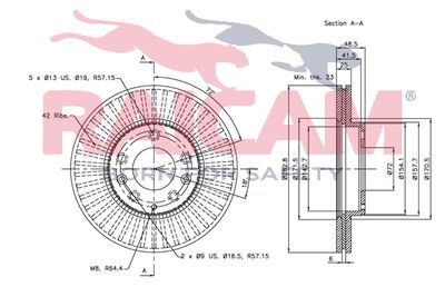 DISC FRANA RAICAM RD00404 2