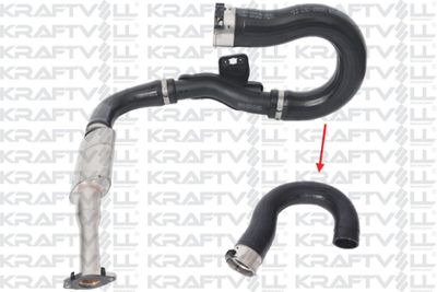 Трубка нагнетаемого воздуха KRAFTVOLL GERMANY 10032092 для CHEVROLET AVEO