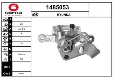 BREMSSATTEL SNRA 1485053