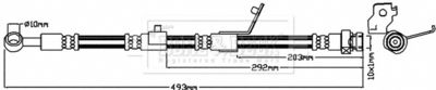Тормозной шланг BORG & BECK BBH8645 для KIA CARENS