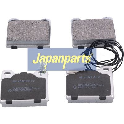 JAPANPARTS Stabdžių trinkelių rinkinys, diskinis stabdys
