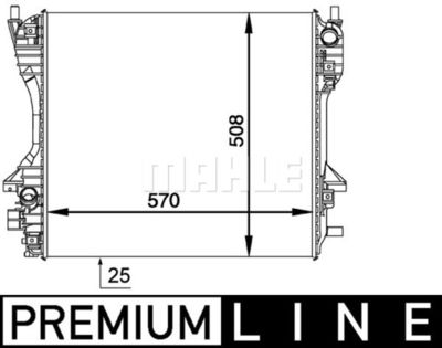 MAHLE CR 1364 000P Крышка радиатора  для JAGUAR S-TYPE II (X200) 2.7 D