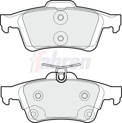 Fahren Brake Pad Set, disc brake FBP3314
