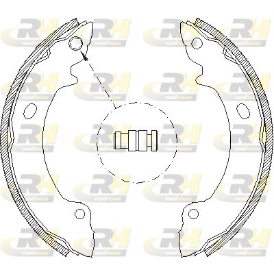 Комплект тормозных колодок ROADHOUSE 4632.00 для HYUNDAI PONY