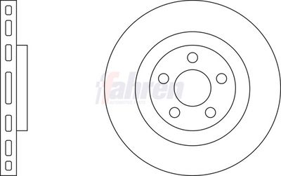 Fahren Brake Disc FBD6829