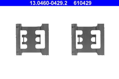 Комплектующие, колодки дискового тормоза ATE 13.0460-0429.2 для VOLVO 760