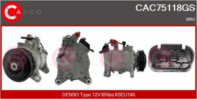 COMPRESOR CLIMATIZARE CASCO CAC75118GS