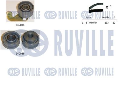 Комплект ремня ГРМ RUVILLE 550175 для FIAT UNO