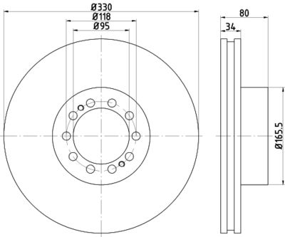 TEXTAR 93192100 Тормозной диск 