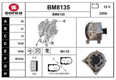 GENERATOR SNRA BM8135