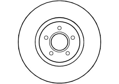 NATIONAL NBD1386 Тормозные диски для FORD FOCUS II (DA_, HCP, DP) 2.5 ST