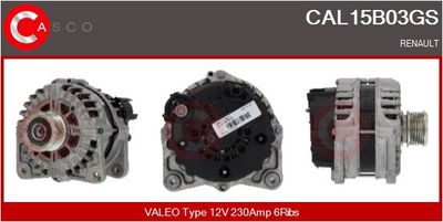 GENERATOR / ALTERNATOR CASCO CAL15B03GS