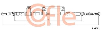 Тросик, cтояночный тормоз COFLE 1.KI011 для KIA CLARUS