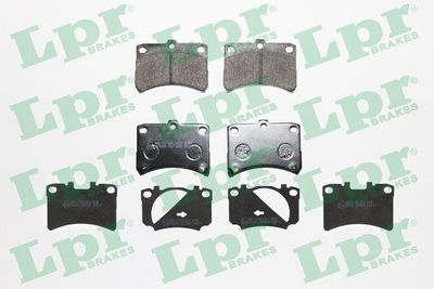 Комплект тормозных колодок, дисковый тормоз LPR 05P1035 для DAIHATSU CUORE